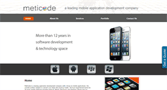 Desktop Screenshot of meticode.com
